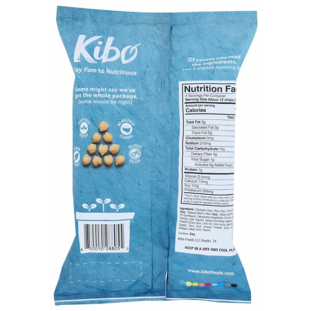 KIBO Grocery > Snacks > Chips > Vegetable & Fruit Chips KIBO: Chip Pico De Gallo, 4 oz