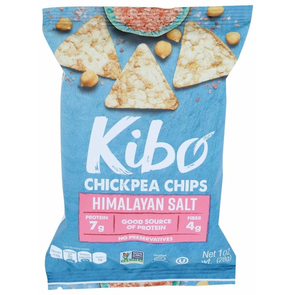 KIBO Grocery > Snacks > Chips KIBO: Himalayan Salt Chickpea Chips, 1 oz