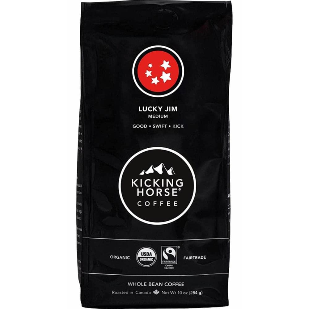 KICKING HORSE Kicking Horse Lucky Jim Whole Bean Coffee, 10 Oz