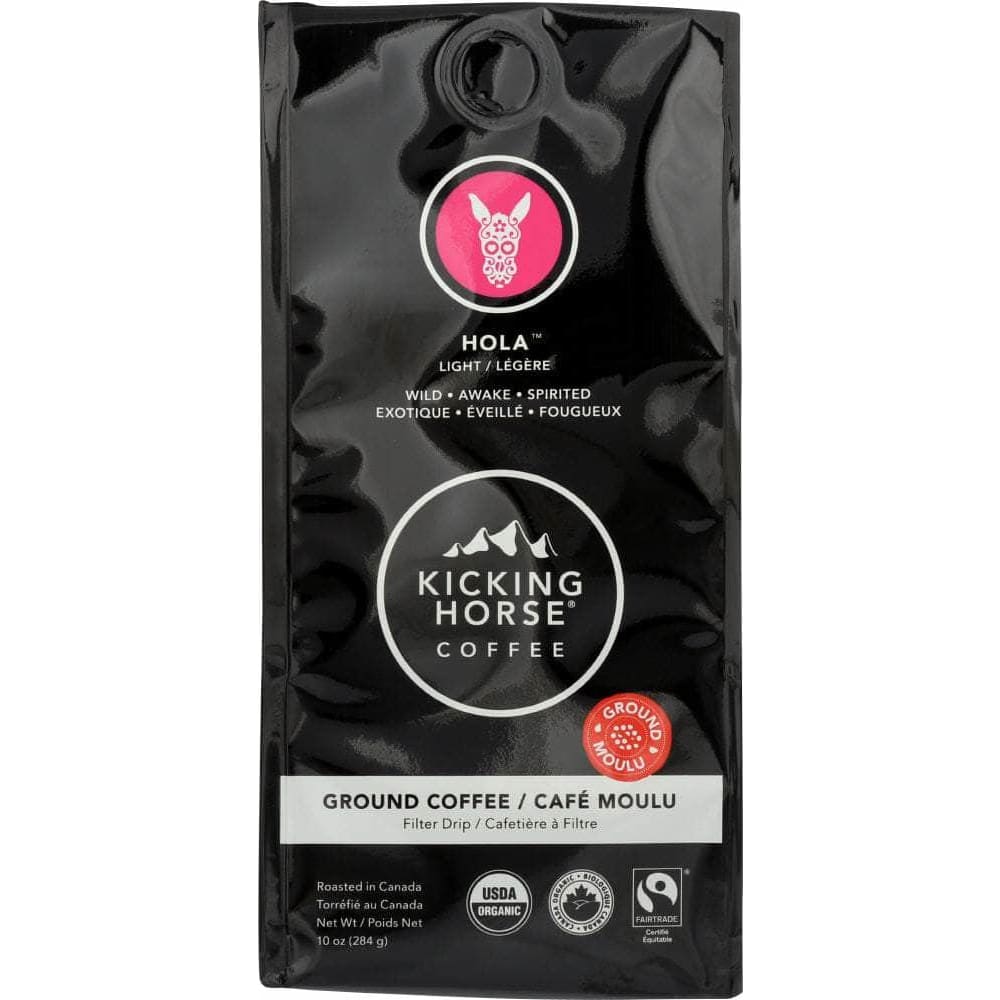 Kicking Horse Coffee Kicking Horse Organic Hola Light Roast Ground Coffee, 10 oz