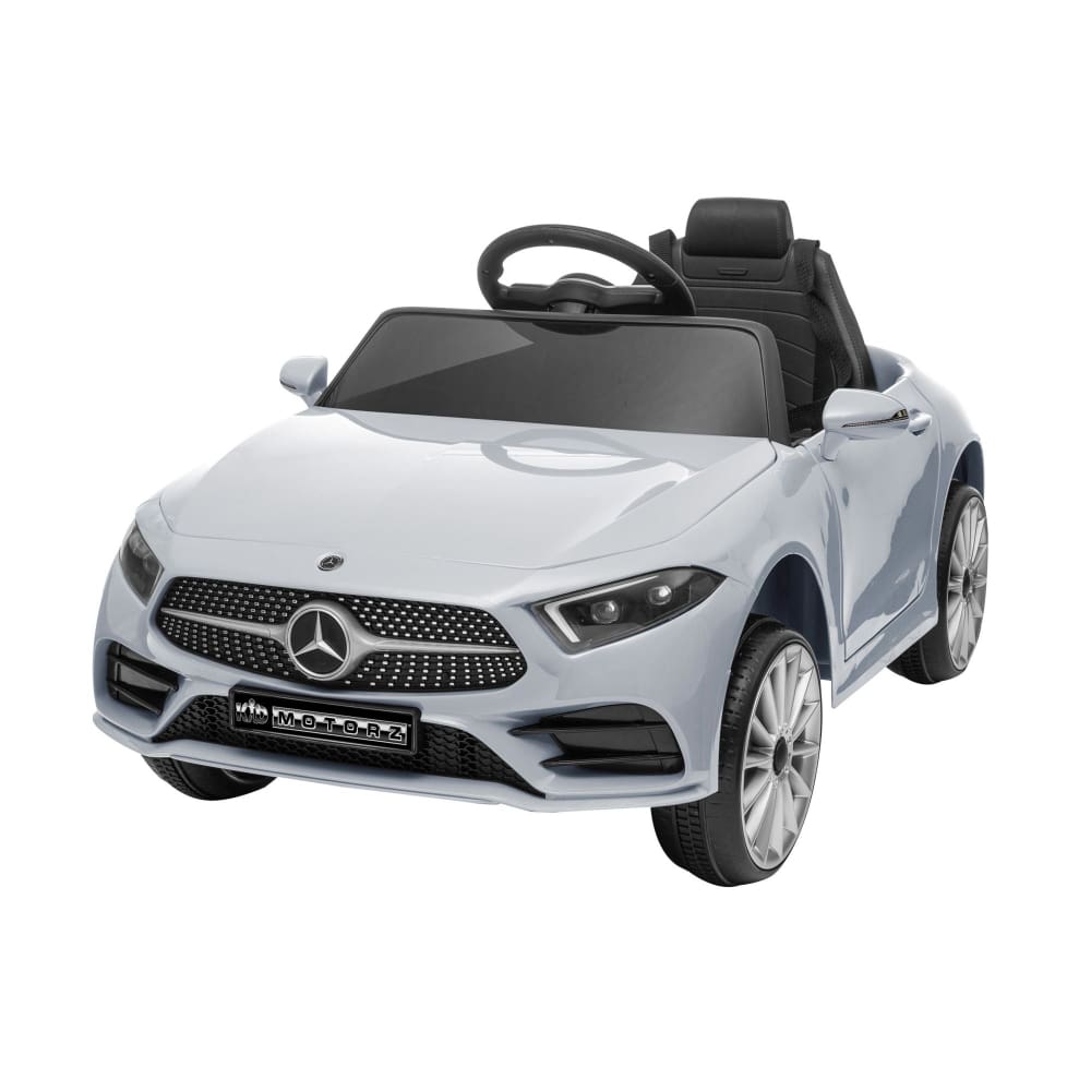 Kid Motorz Mercedes Benz CLS350 Ride-On - Silver - Home/Toys/Outdoor Play/Powered Riding Toys/ - Unbranded