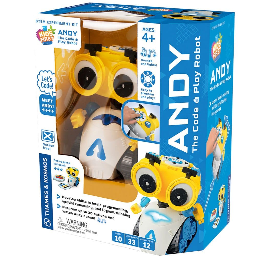 Kids First: Andy: The Code & Play Robot - Learning & Educational Toys - ShelHealth
