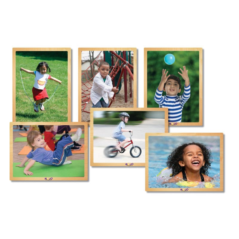 Kids In Motion Puzzle Set Of 6 - Wooden Puzzles - Mojo Education
