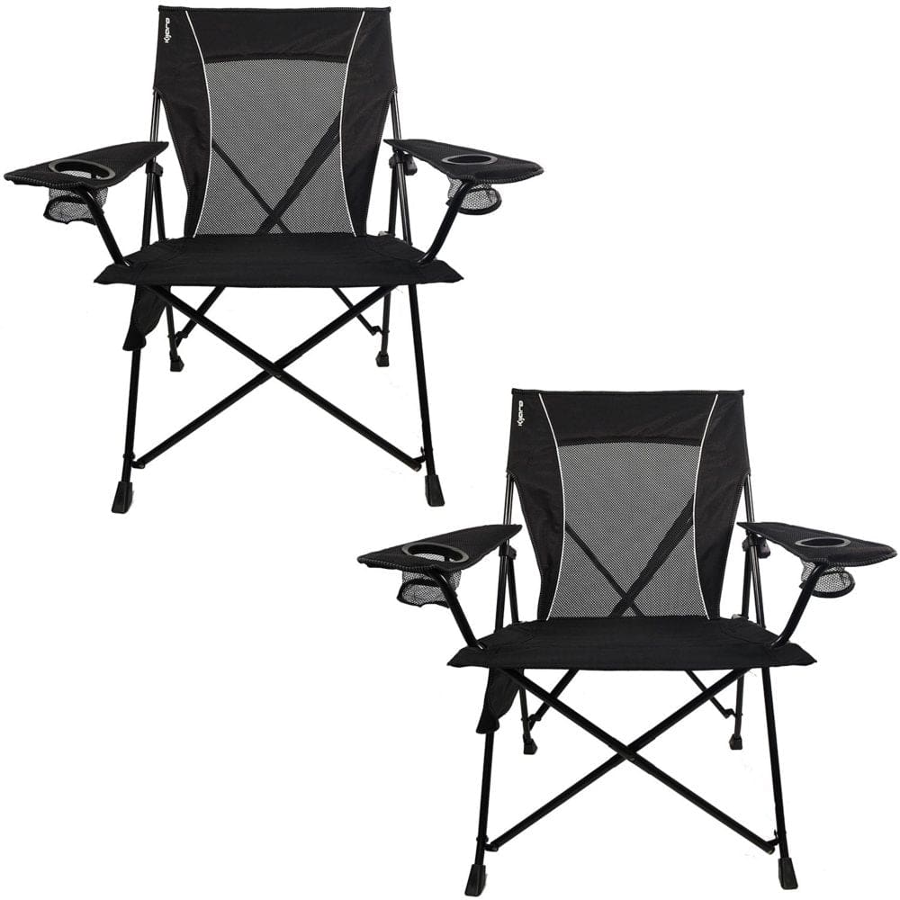 Kijaro Dual Lock Portable Camping Chair - 2 Pack - Camping Equipment - Kijaro