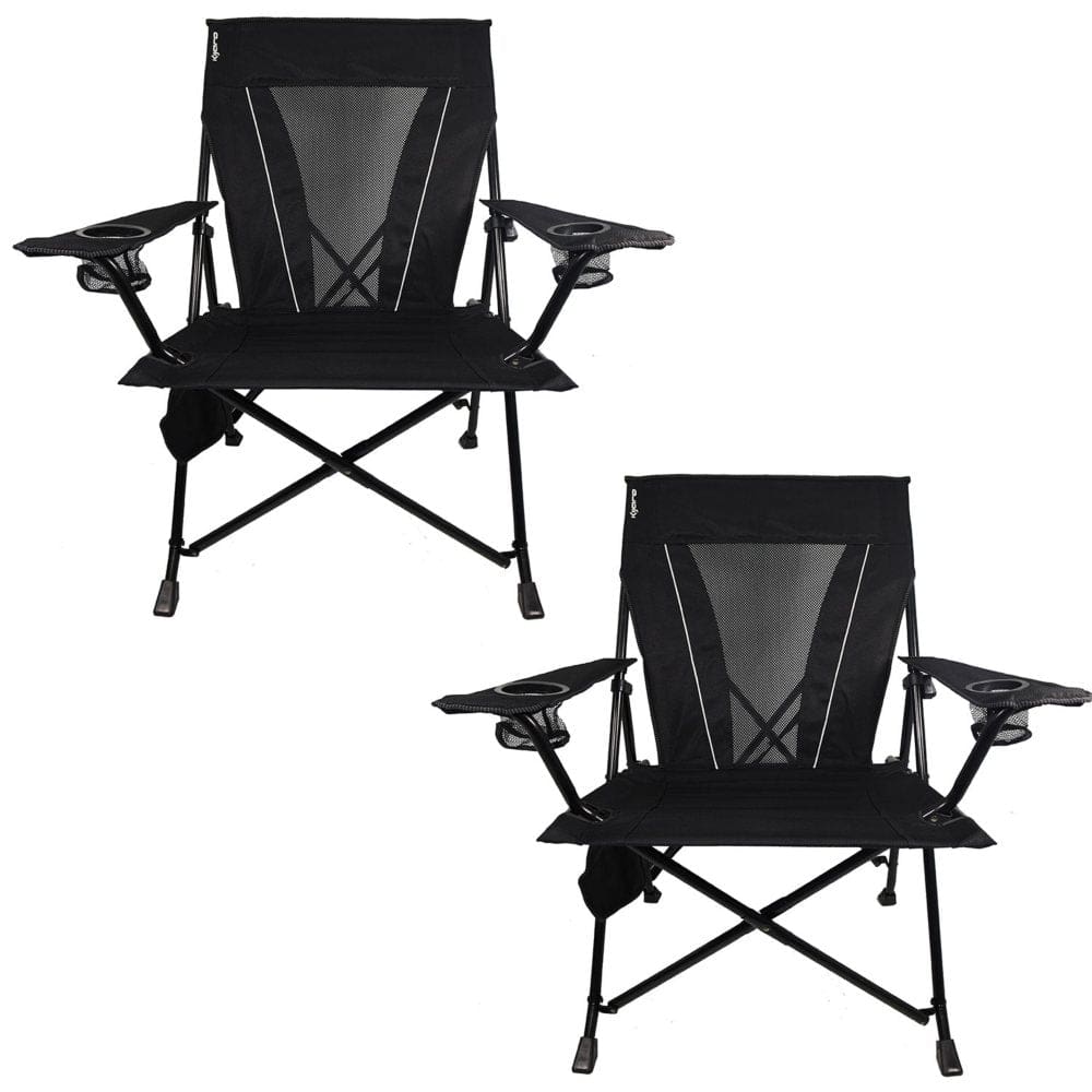Kijaro Dual Lock XXL Portable Camping Chair - 2 Pack - Camping Equipment - Kijaro