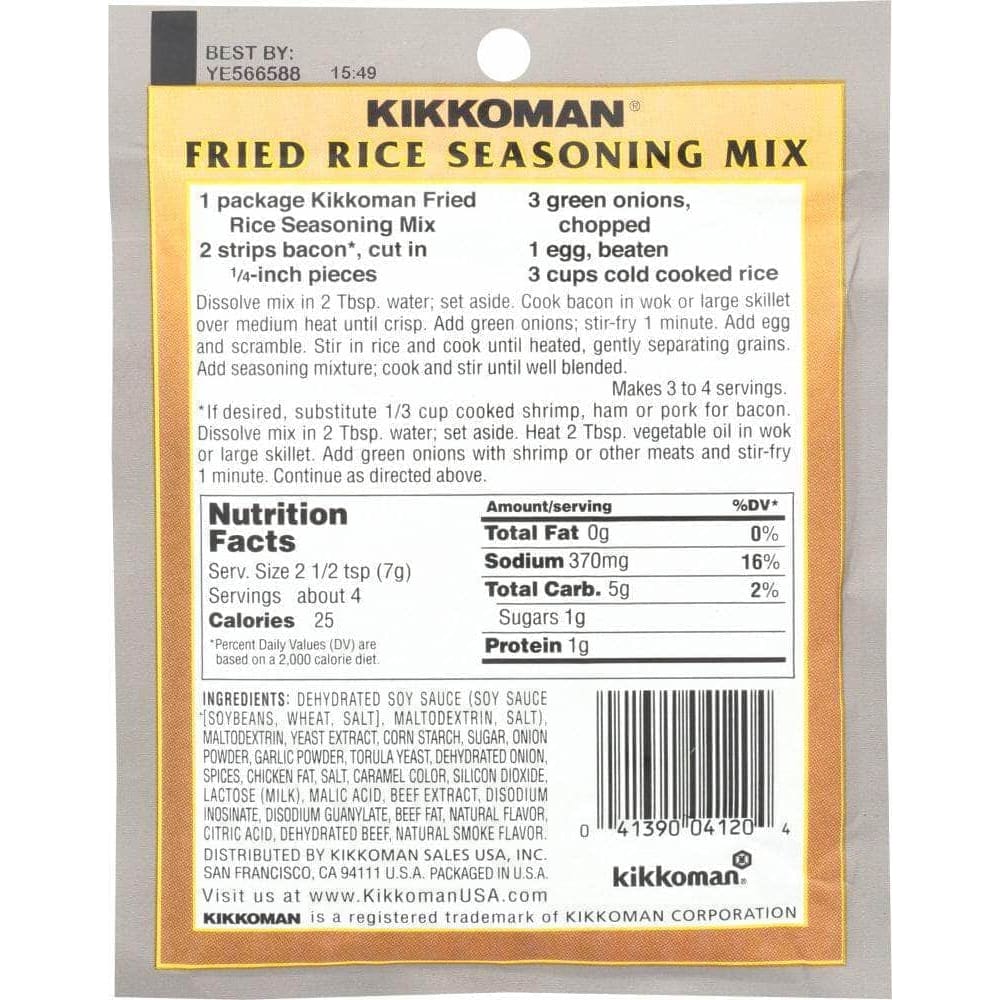 Kikkoman Kikkoman Fried Rice Seasoning Mix, 1 oz