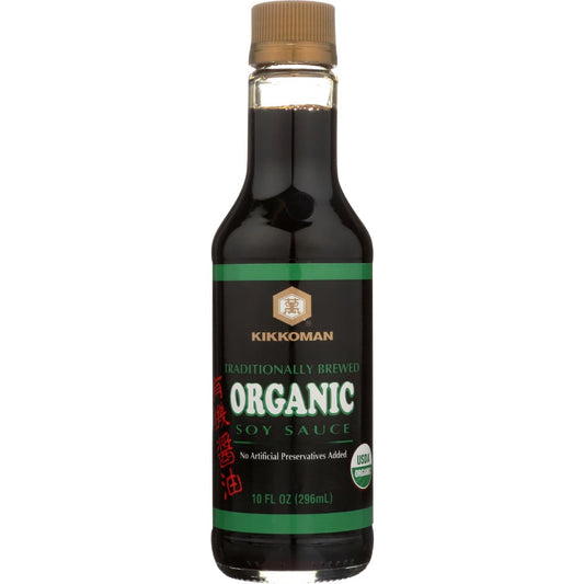 KIKKOMAN: Organic Soy Sauce 10 oz (Pack of 5) - Pantry > Condiments - KIKKOMAN