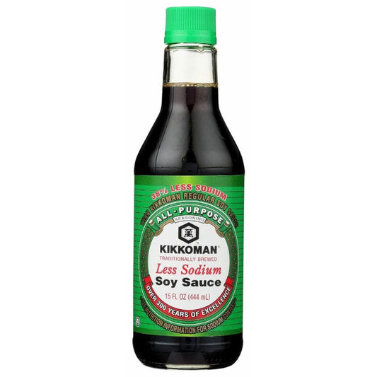 KIKKOMAN Kikkoman Sauce Soy Less Sodium, 15 Fo