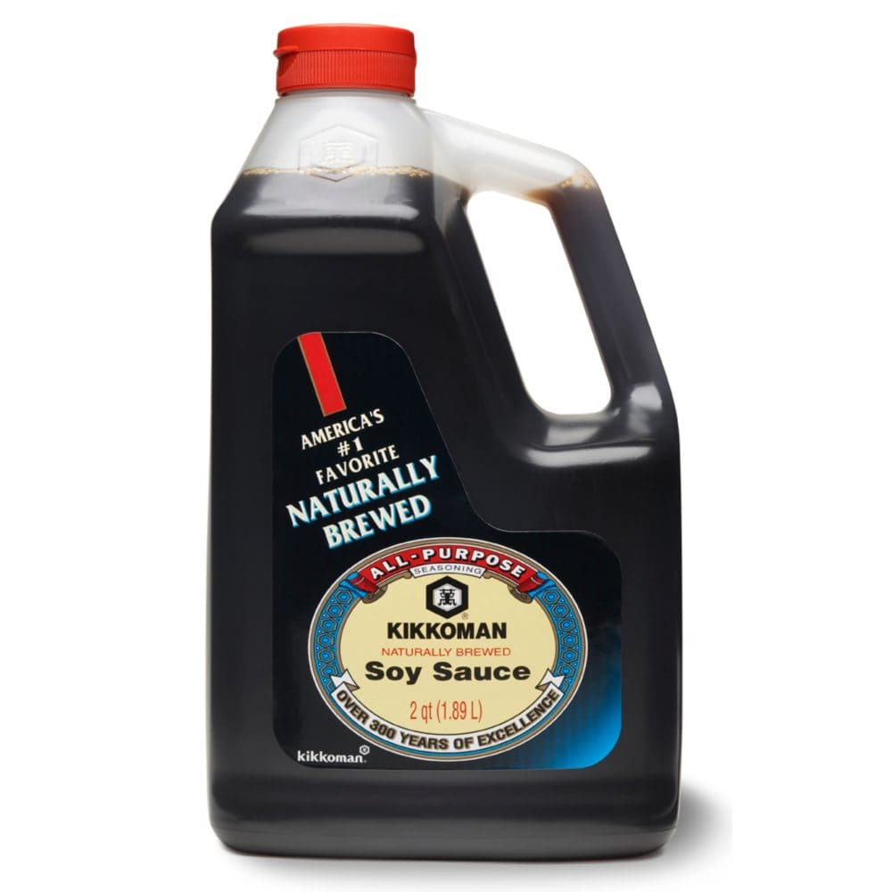 Kikkoman Soy Sauce (64 oz.) (Pack of 2) - Condiments Oils & Sauces - Kikkoman