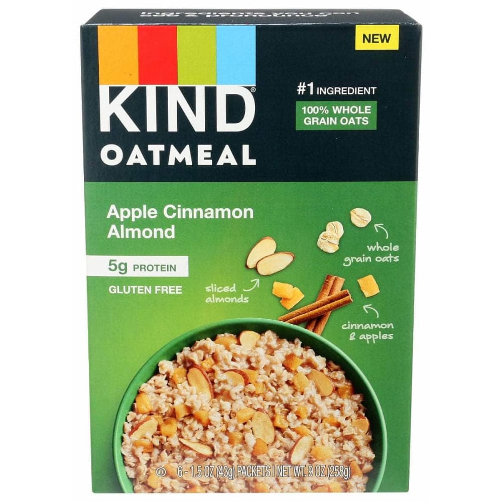 KIND KIND Apple Cinnamon Almond Oatmeal, 9 oz