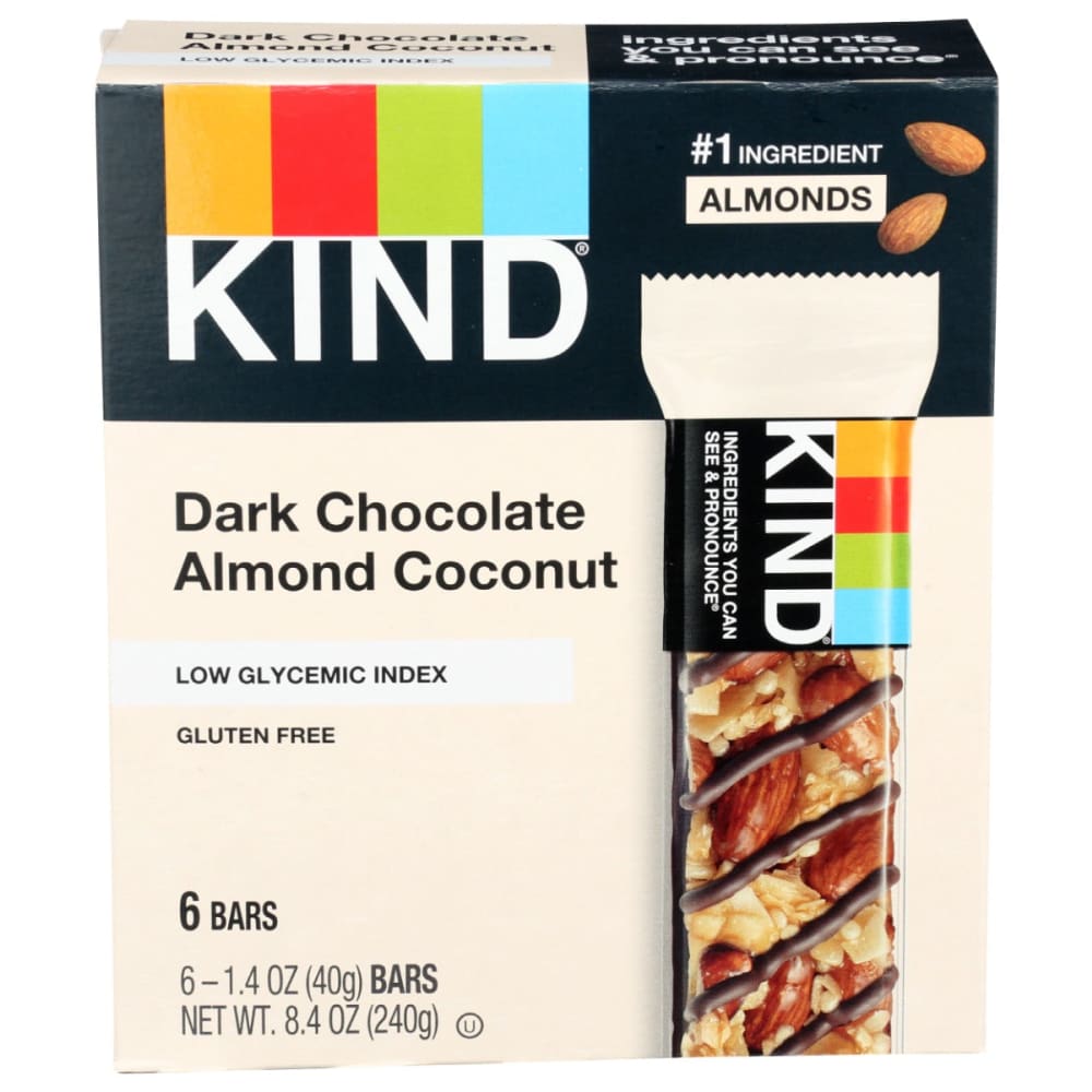 KIND: BAR DRK CHOC ALM CCNUT (8.400 OZ) (Pack of 2) - Snacks Other - KIND