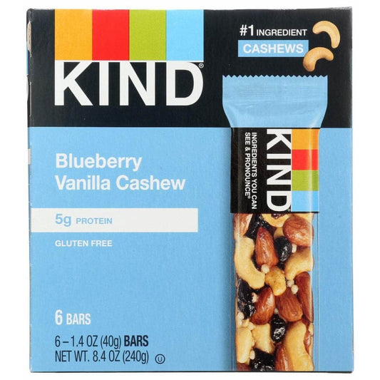 KIND KIND Blueberry Vanilla Cashew Bar, 8.4 oz
