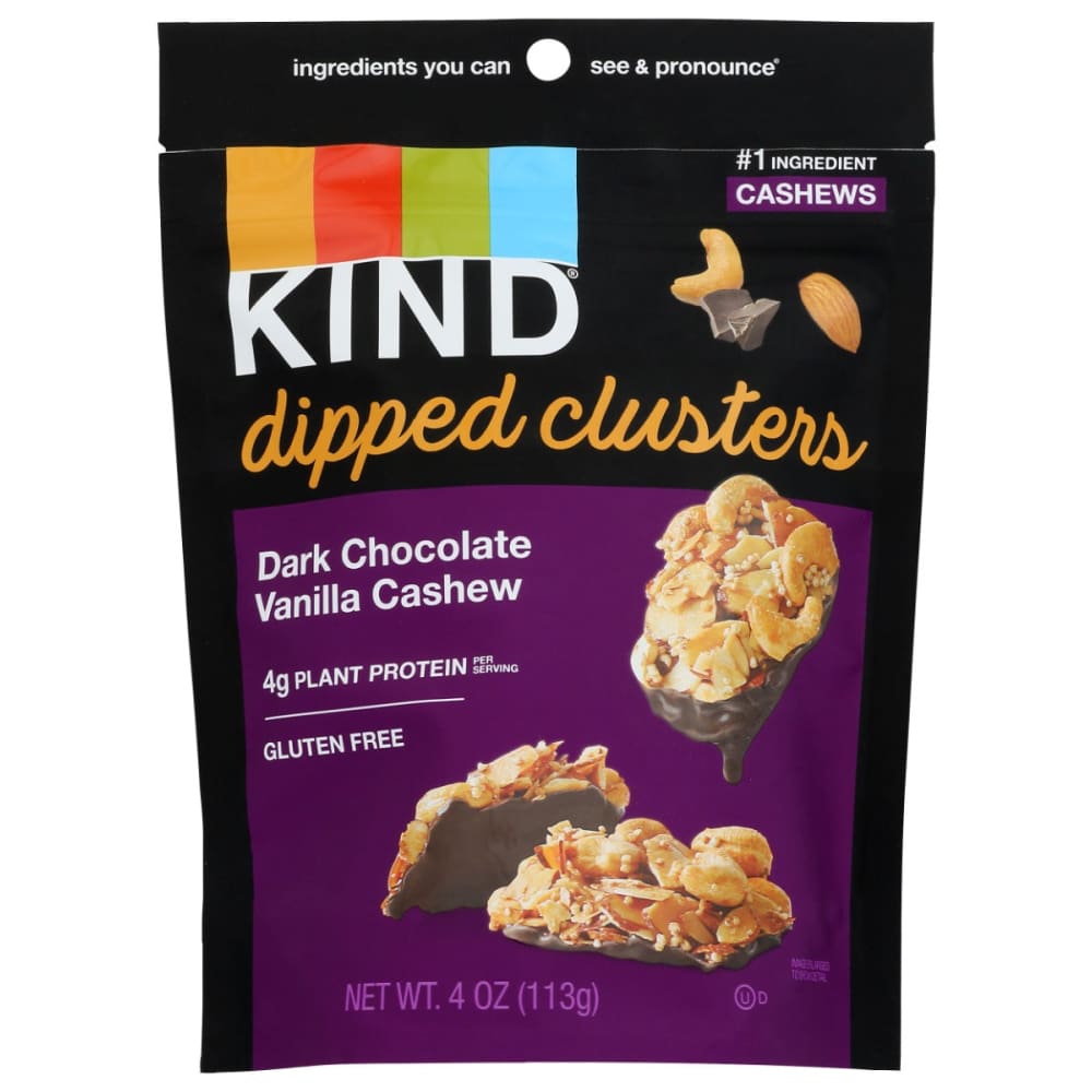 KIND: Nut Clustr Dkch Vnla Chsw 4 OZ (Pack of 5) - Snacks Other - KIND