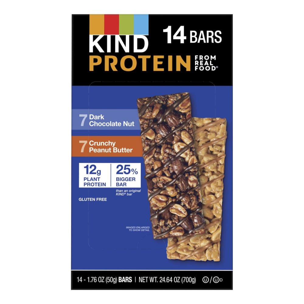 Kind Kind Protein Bar Variety Pack 14 ct. - Home/Grocery Household & Pet/Canned & Packaged Food/Snacks/Snack Bars & Cakes/ - Kind