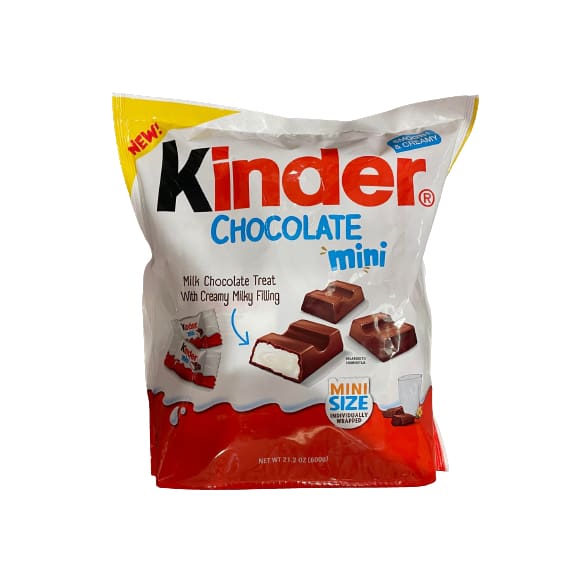 kinder Chocolate mini Chocolate Treat with Creamy Milky filling, 21.2 ...