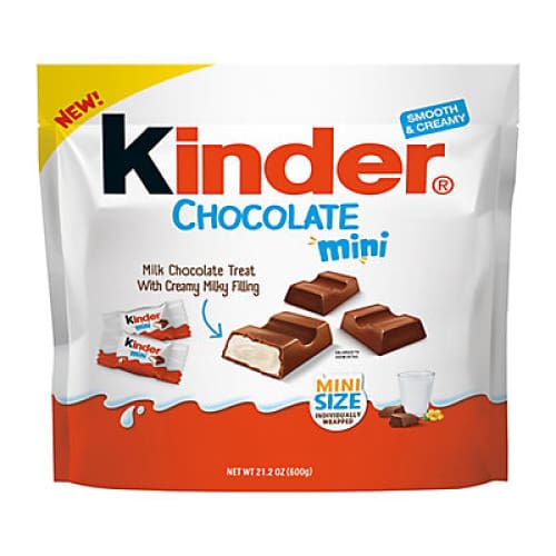 Kinder Chocolate Minis 100 ct. - Home/Grocery/Candy/Chocolate/ - Kinder