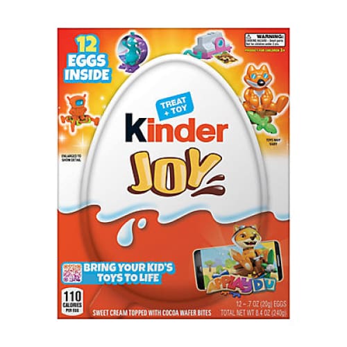 Kinder Joy 12 pk. - Home/Seasonal/Halloween/Halloween Candy & Snacks/ - ShelHealth