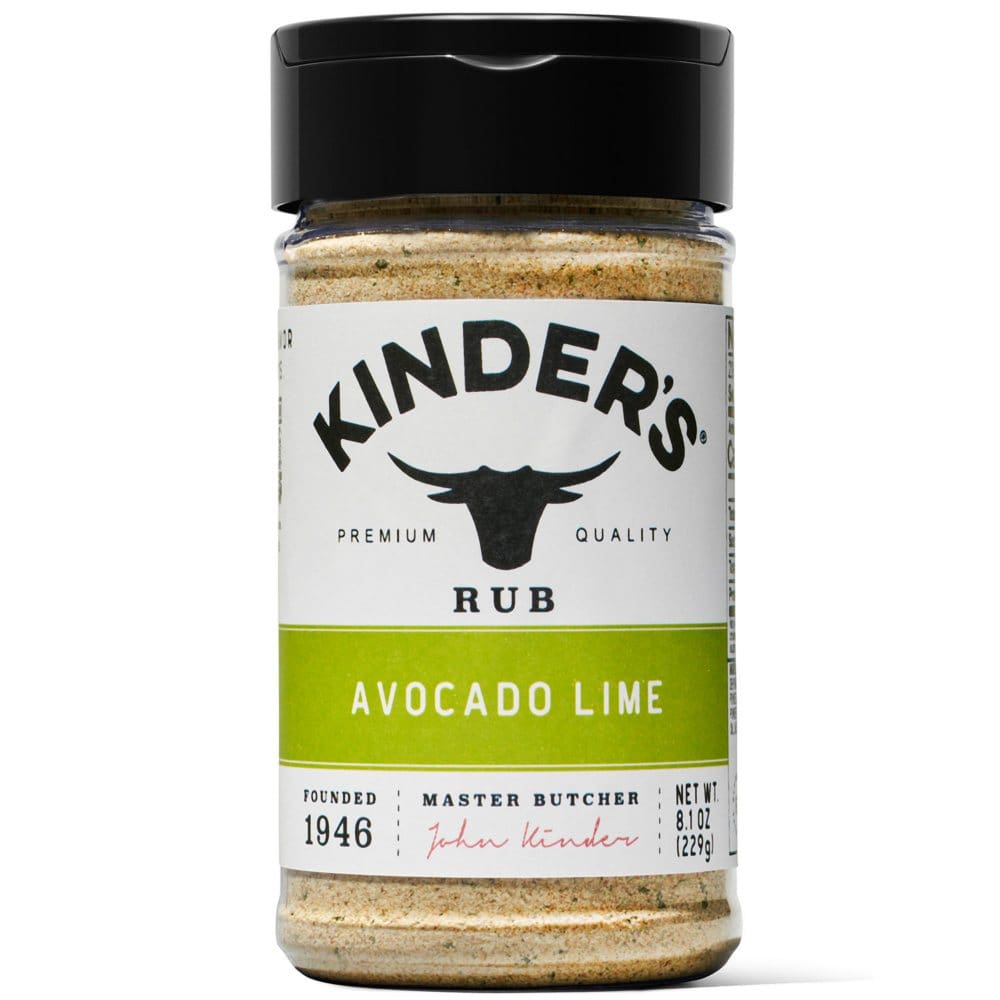 Kinder’s Avocado Lime Rub and Seasoning (8.1 oz.) - Seasonings Spices & Herbs - ShelHealth