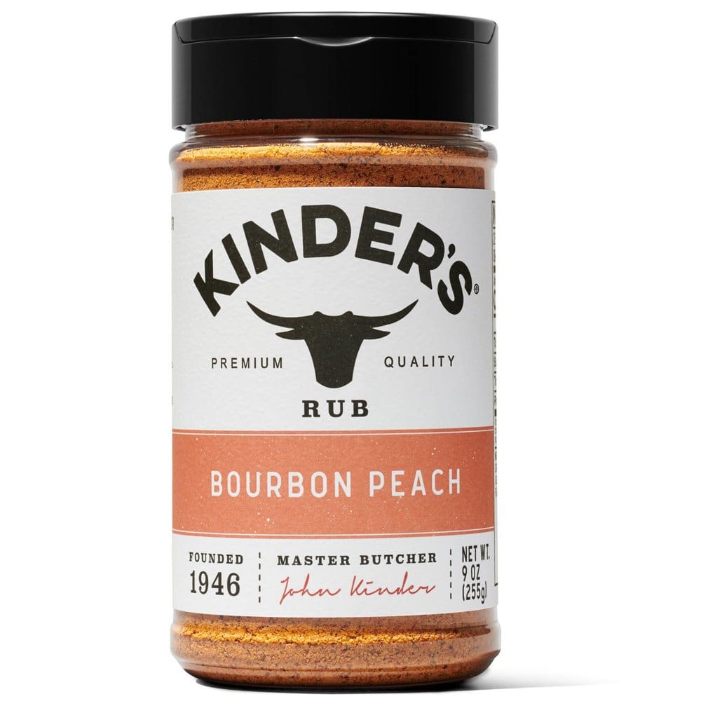 Kinder’s Bourbon Peach Premium Rub and Seasoning (9 oz.) (Pack of 2) - Baking - Kinder’s