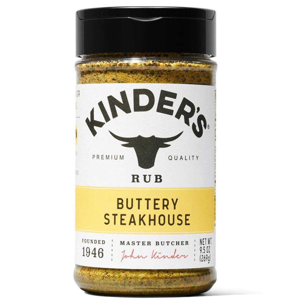 Kinder’s Buttery Steakhouse Rub and Seasoning (9.5 oz.) (Pack of 2) - Baking - Kinder’s