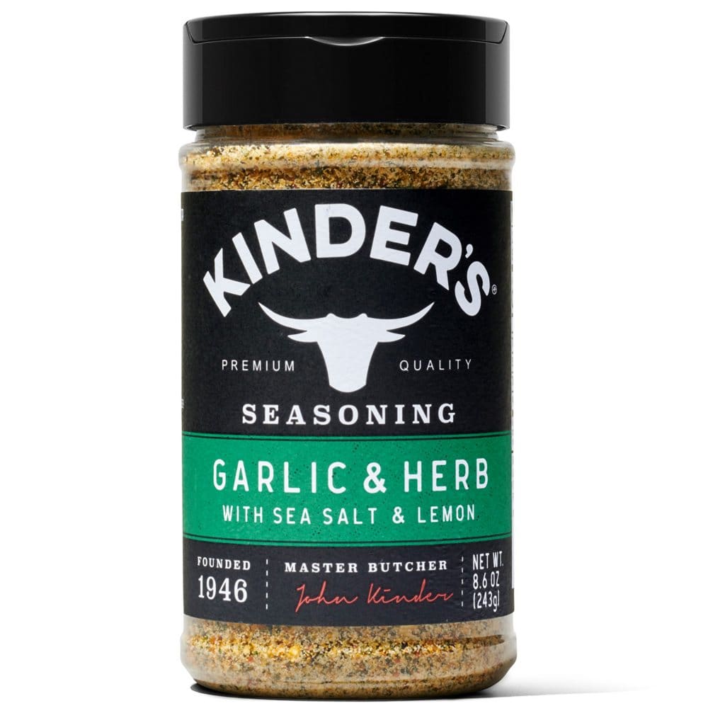 Kinder’s Garlic and Herb with Sea Salt and Lemon (8.6 oz.) (Pack of 2) - Baking - Kinder’s