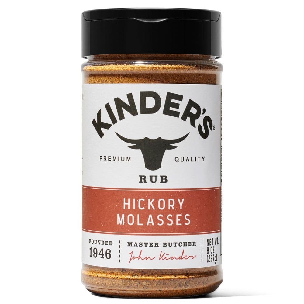Kinder’s Hickory Molasses Rub and Seasoning (8 oz.) (Pack of 2) - Baking - Kinder’s