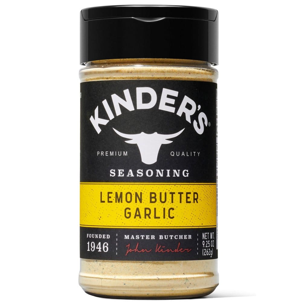 Kinder’s Lemon Butter and Garlic Seasoning (9.25 oz.) - Baking Goods - Kinder’s Lemon