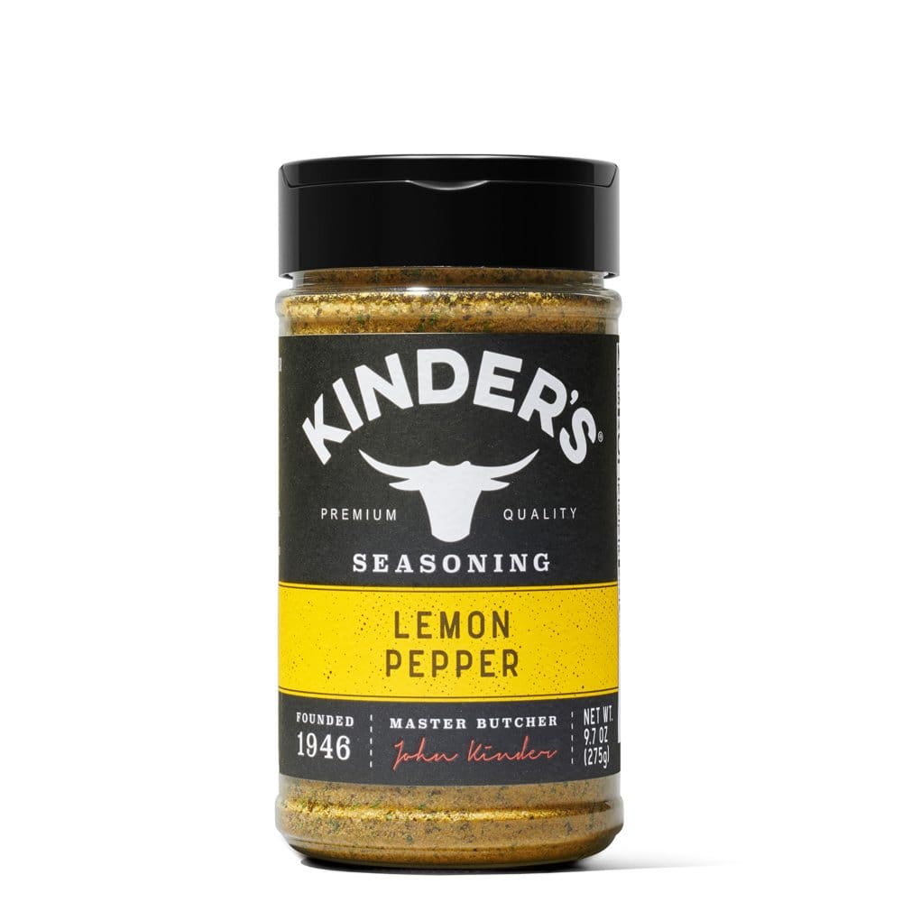 Kinder’s Lemon Pepper (9.7oz) (Pack of 2) - Baking - Kinder’s