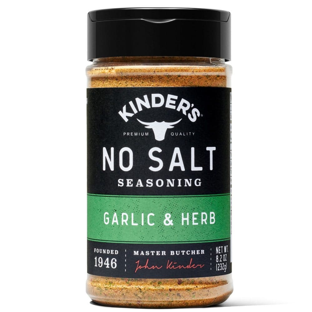 Kinder's No Salt Garlic and Herb Seasoning (8.2 oz.) (Pack of 2 ...