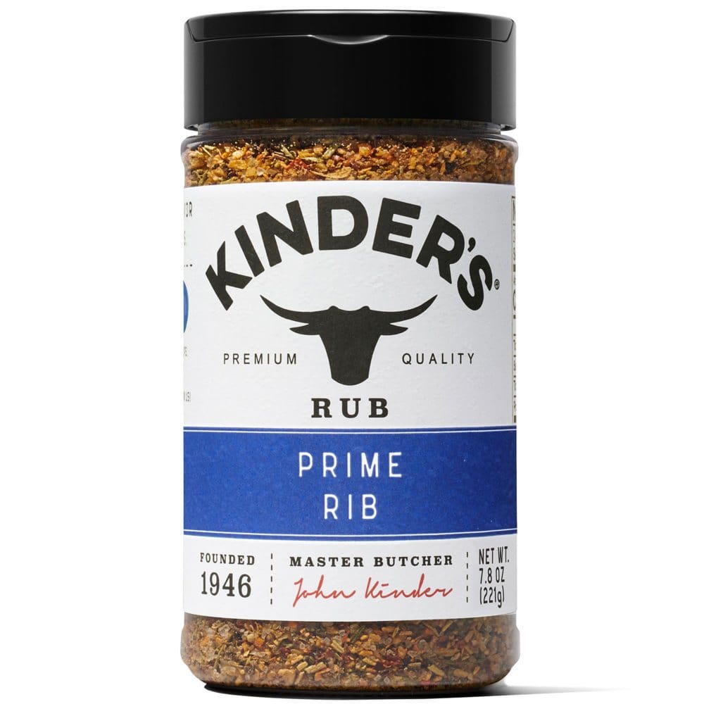Kinder’s Prime Rib Rub (7.8 oz.) (Pack of []) - Seasonings Spices & Herbs - Kinder’s