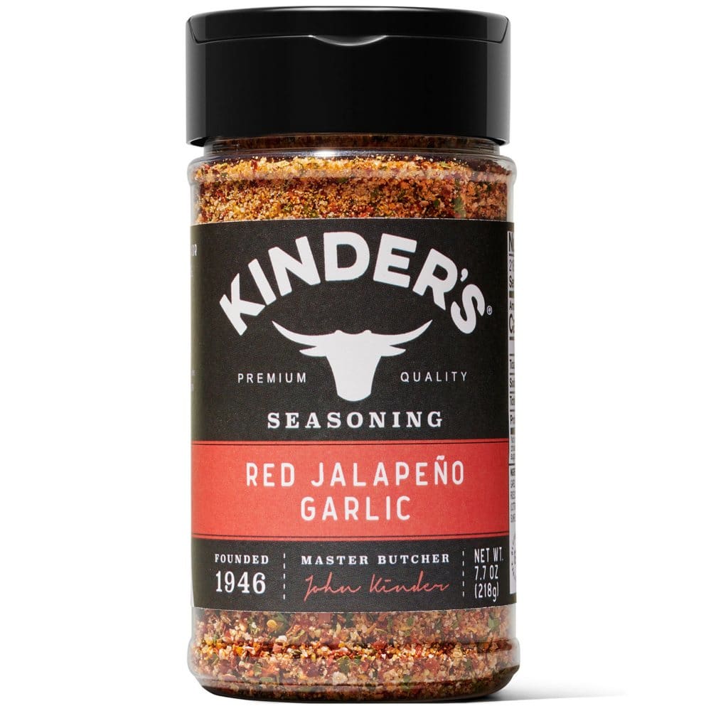 Kinder’s Red Jalapeno Garlic Seasoning (7.7 oz.) - Kinder’s Summer Grilling - ShelHealth