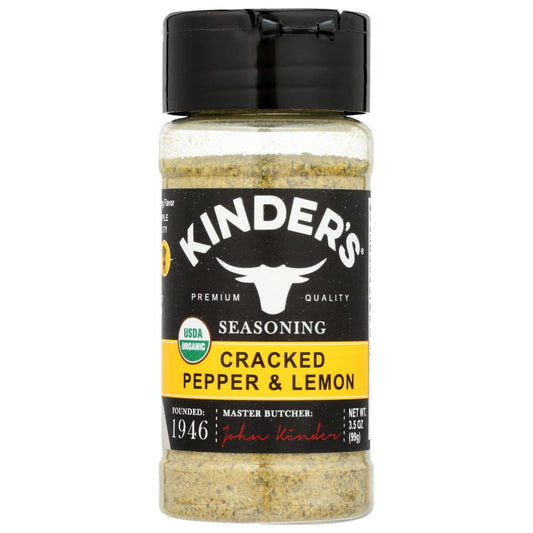 KINDERS: Rub Ppr Lemon Blend Org 3.5 oz (Pack of 5) - MONTHLY SPECIALS - Kinders