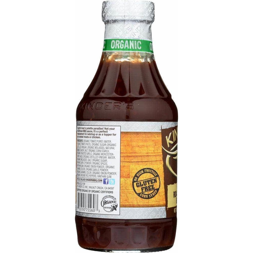 Kinders Kinders Sauce Bbq Roasted Garlic Organic, 20.5 oz