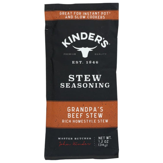 KINDERS: Seasoning Beef Stew 1.2 OZ (Pack of 6) - Grocery > Cooking & Baking > Seasonings - KINDERS