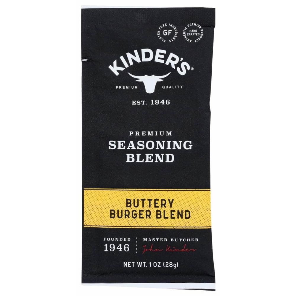 KINDERS Grocery > Cooking & Baking > Seasonings KINDERS: Seasoning Burger Btry Bld, 1 oz