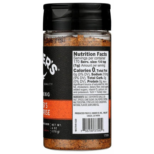 KINDERS Grocery > Cooking & Baking > Seasonings KINDERS: Seasoning Butchers Blend, 6 oz