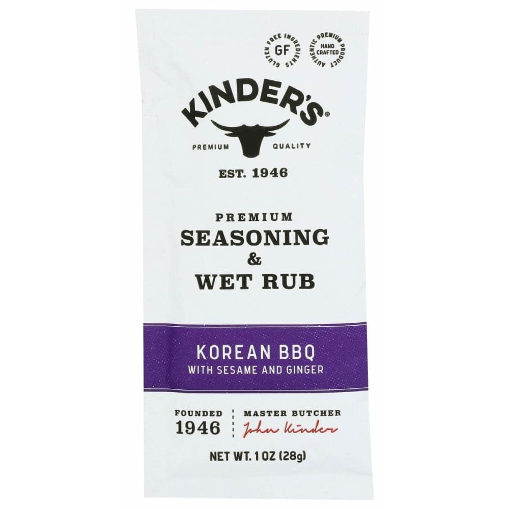 KINDERS Grocery > Cooking & Baking > Seasonings KINDERS: Seasoning Korean Bbq, 1 oz