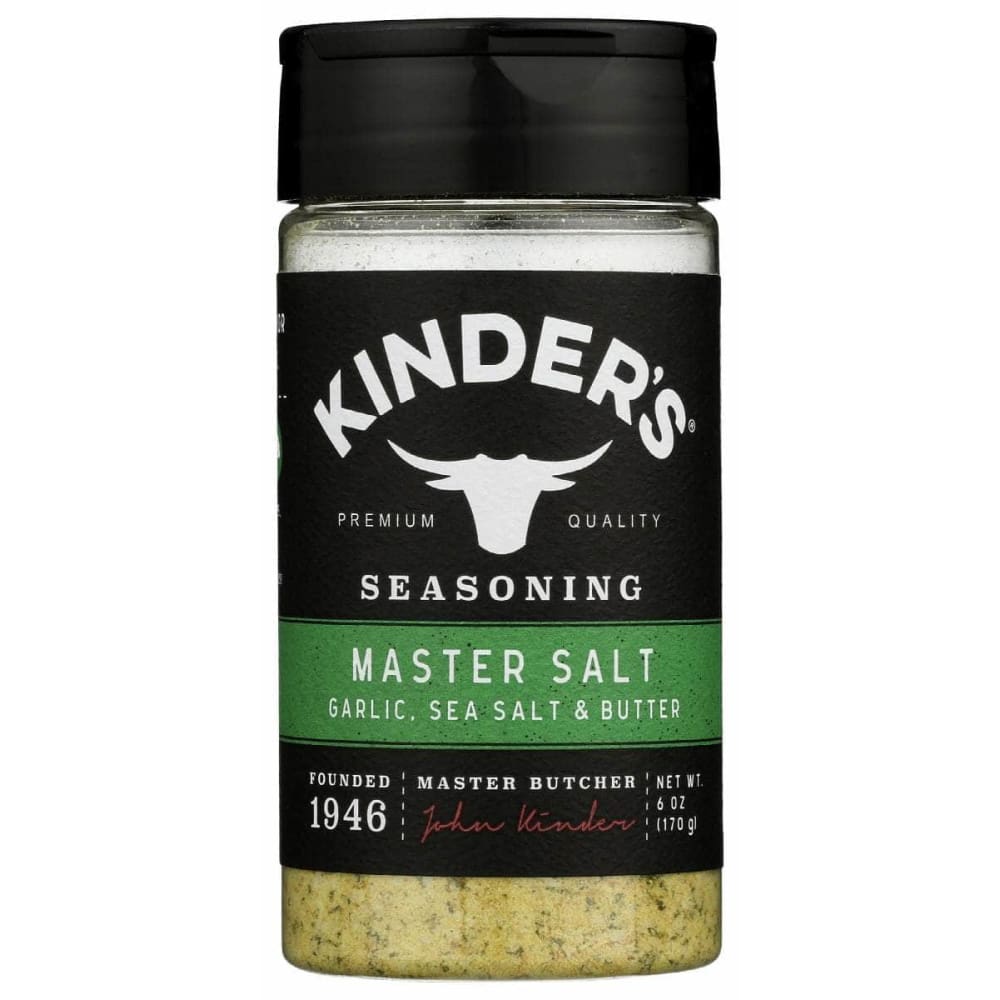 KINDERS Grocery > Cooking & Baking > Seasonings KINDERS: Seasoning Master Salt, 6 oz