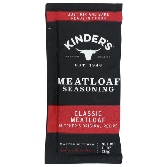 KINDERS: Seasoning Meatloaf 1.1 OZ (Pack of 6) - Grocery > Cooking & Baking > Extracts Herbs & Spices - KINDERS