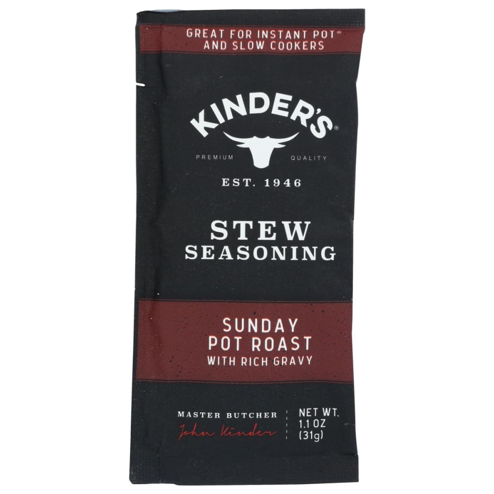 KINDERS: Seasoning Pot Roast 1.1 OZ (Pack of 6) - Grocery > Cooking & Baking > Seasonings - KINDERS