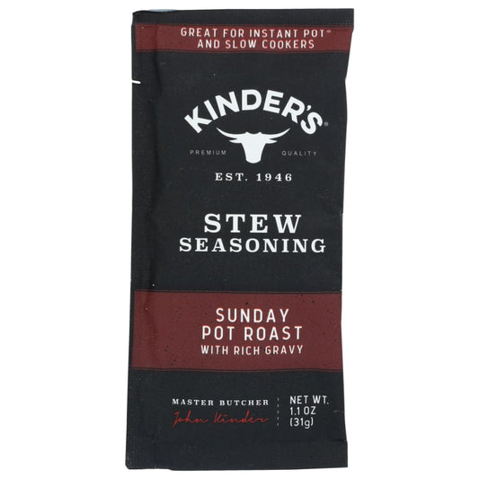 KINDERS: Seasoning Pot Roast 1.1 OZ (Pack of 6) - Grocery > Cooking & Baking > Seasonings - KINDERS