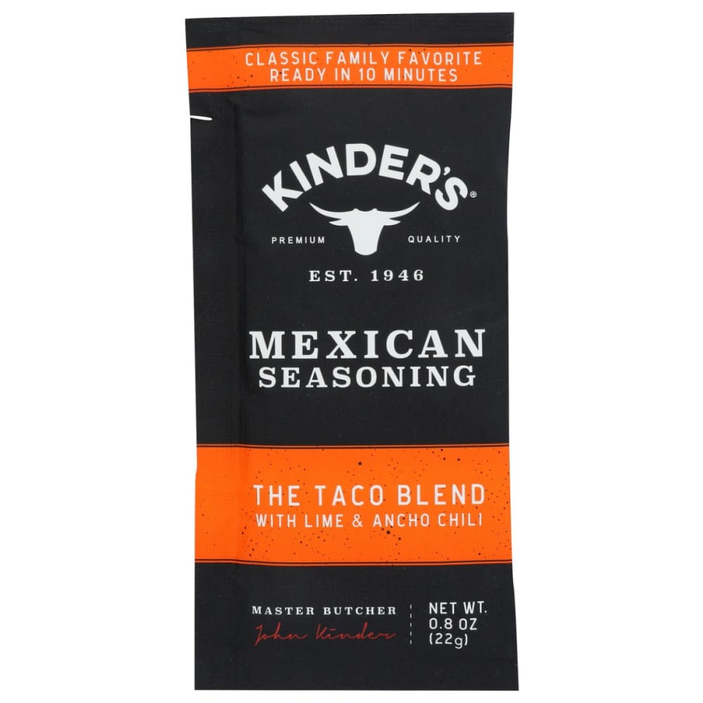 KINDERS: Seasoning Taco Blend 0.8 OZ (Pack of 6) - Grocery > Cooking & Baking > Seasonings - KINDERS