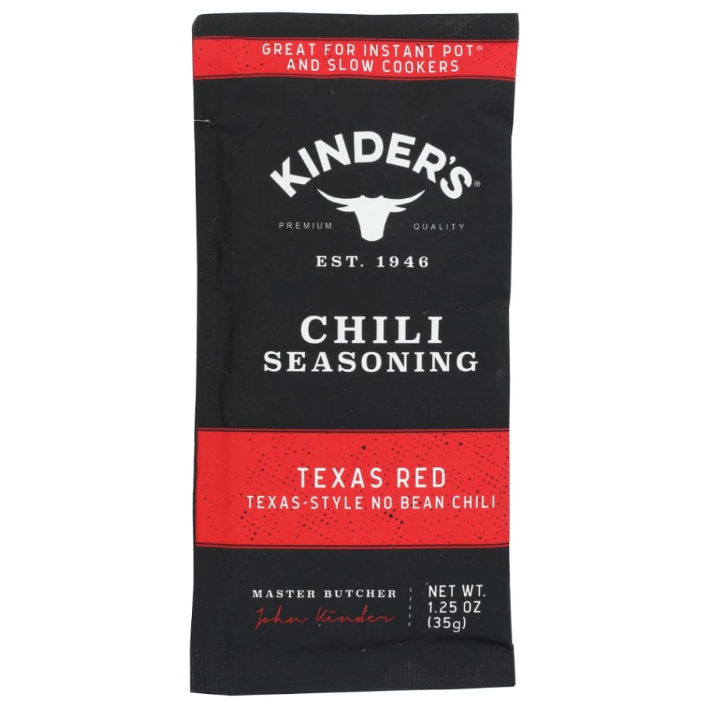 KINDERS: Seasoning Texas Red Chili 1.25 OZ (Pack of 6) - Grocery > Cooking & Baking > Seasonings - KINDERS
