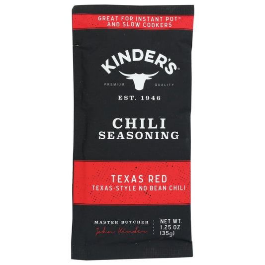 KINDERS: Seasoning Texas Red Chili 1.25 OZ (Pack of 6) - Grocery > Cooking & Baking > Seasonings - KINDERS