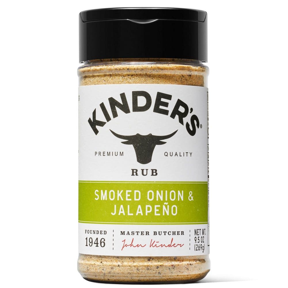 Kinder’s Smoked Onion and Jalapeno Rub (9.5 oz.) (Pack of 2) - Baking - Kinder’s