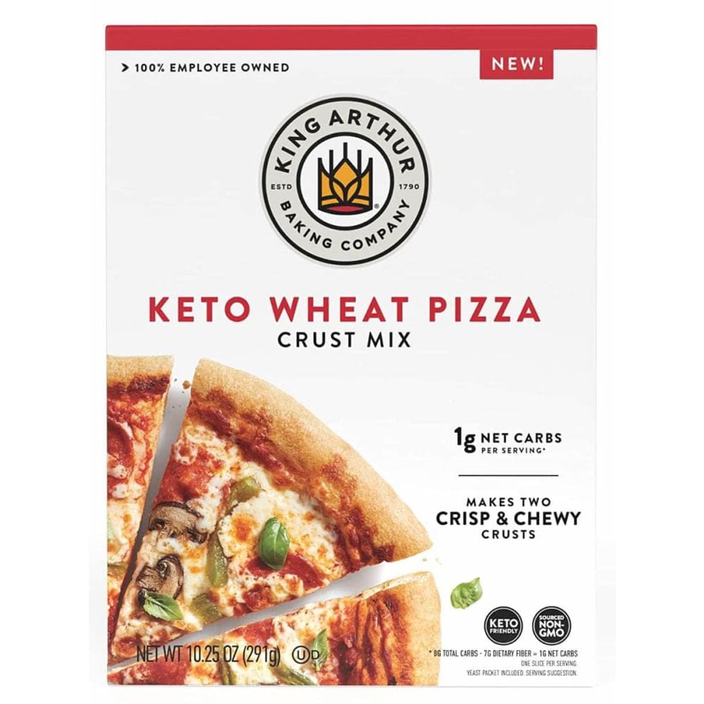 KING ARTHUR Grocery > Cooking & Baking > Crusts, Shells, Stuffing KING ARTHUR: Keto Wheat Pizza Crust Mix, 10.25 oz