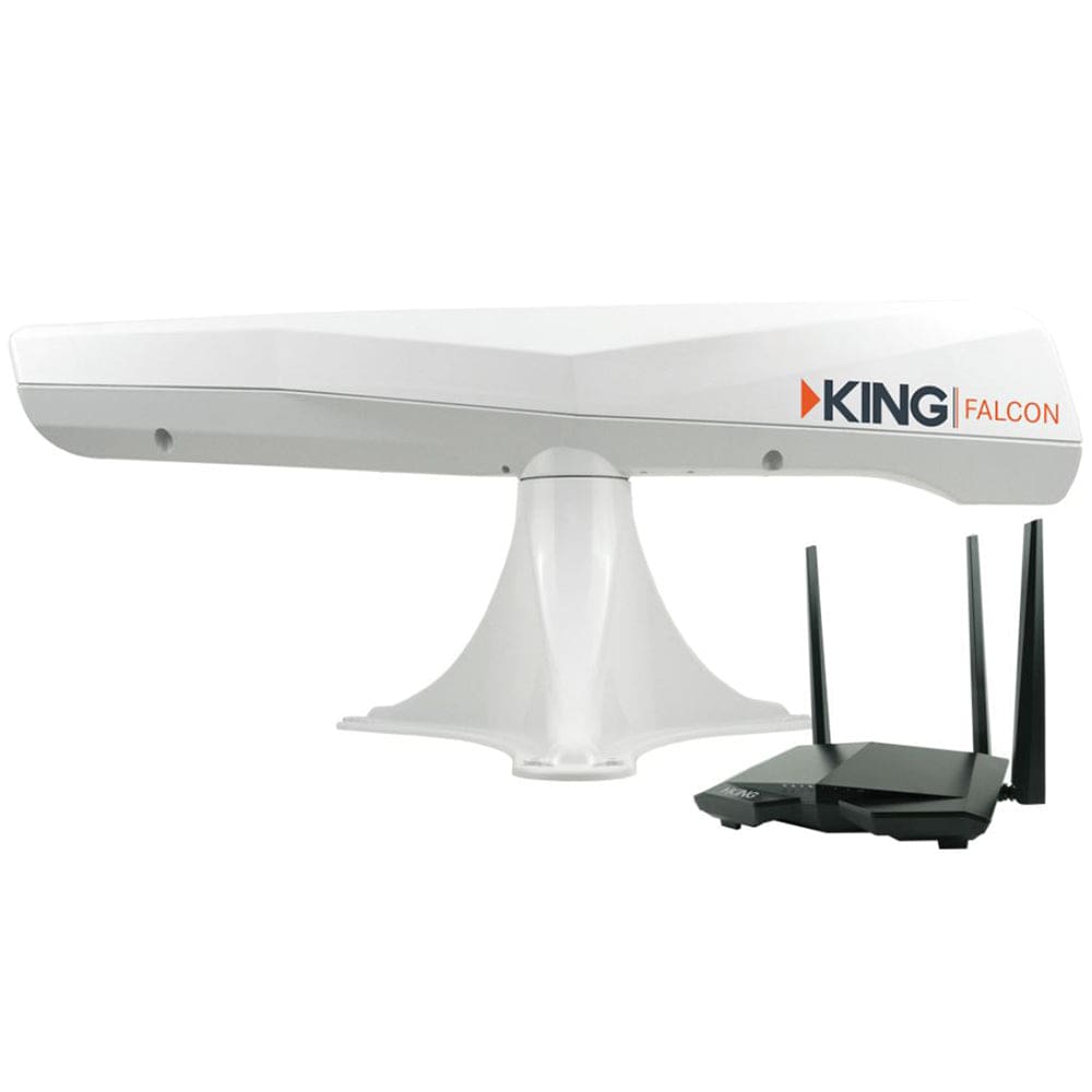 KING Falcon™ Directional Wi-Fi Extender - White - Communication | Mobile Broadband - KING