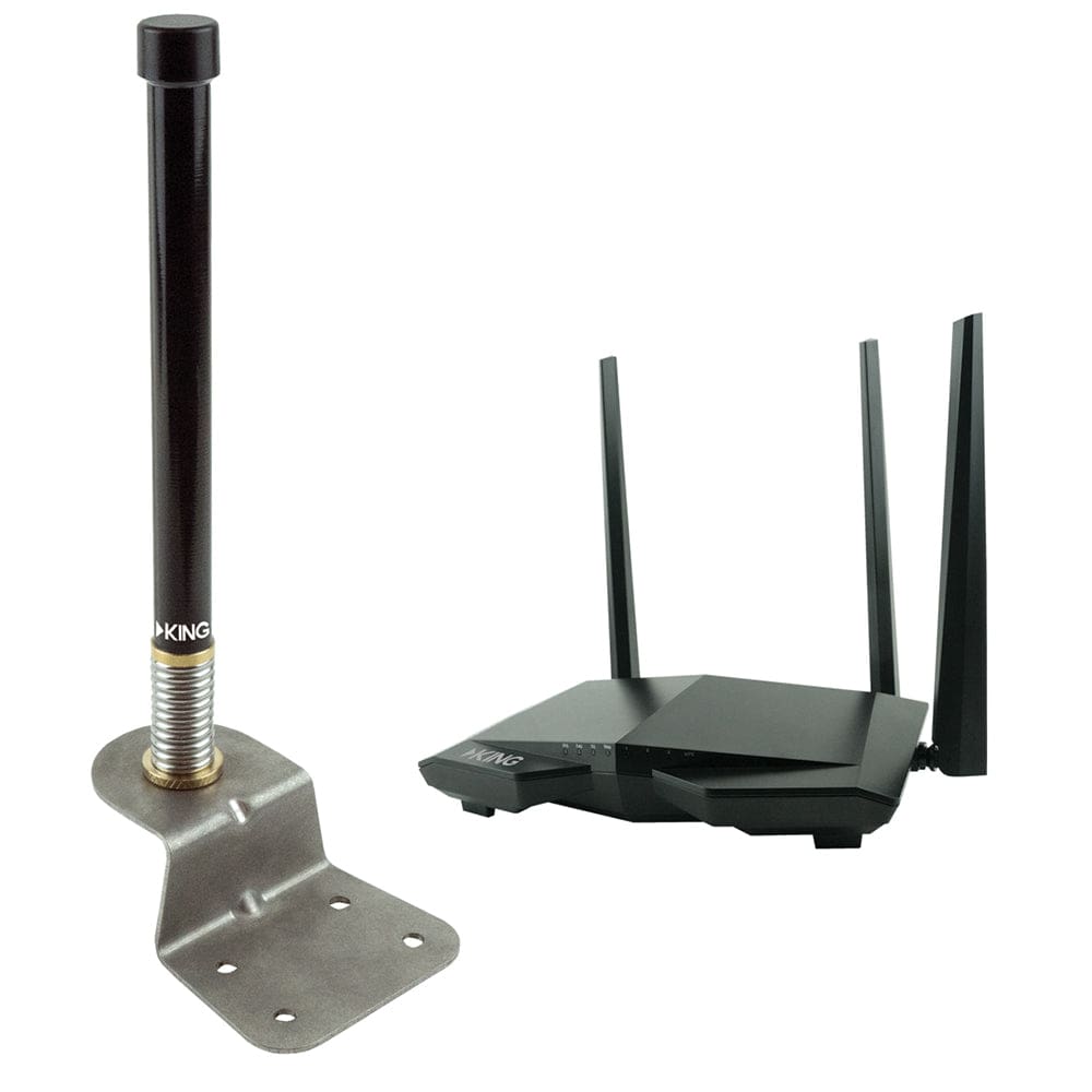 KING Swift™ Omnidirectional Wi-Fi Antenna w/ KING WiFiMax™ Router/ Range Extender - Communication | Mobile Broadband - KING