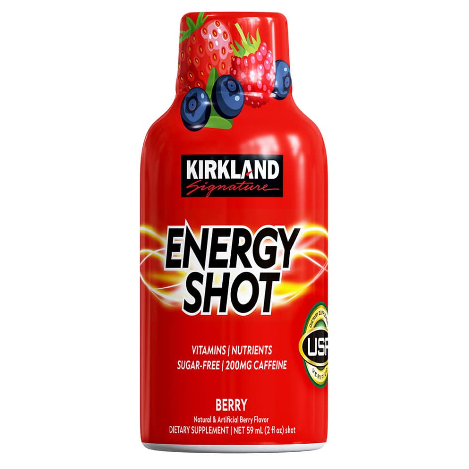 Kirkland Signature Energy Shot 48 Bottles 2 Ounces Each - Energy Drinks - Kirkland Signature