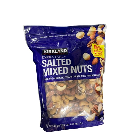 Kirkland Signature Extra Fancy Salted Mixed Nuts 40 oz. - Kirkland Signature